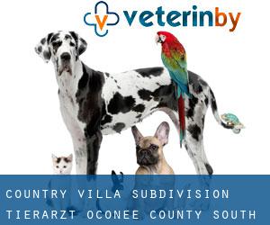 Country Villa Subdivision tierarzt (Oconee County, South Carolina)