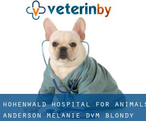 Hohenwald Hospital For Animals: Anderson Melanie DVM (Blondy)